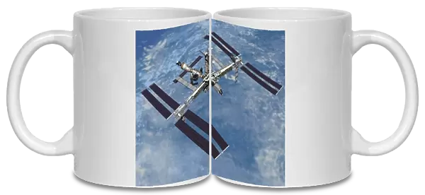 Computer generated view of the International Space Station