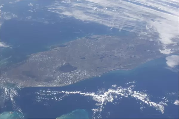 View from space of the Florida peninsula