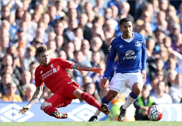 Intense Rivalry: Moreno vs. Lennon - Everton vs. Liverpool's Epic Battle for the Ball