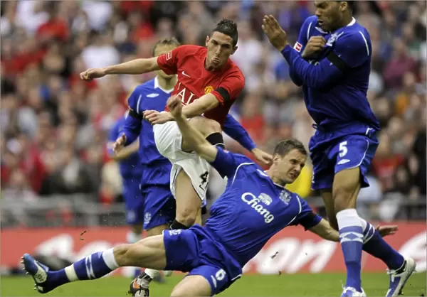 Jagielka's Heroic Save: Everton vs Manchester United FA Cup Semi-Final (2009) - Macheda's Goal Thwarted