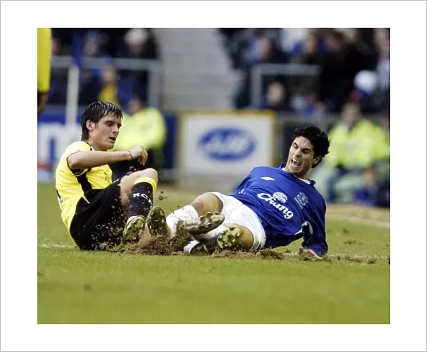 Mikel Arteta Foul: Everton vs Man City