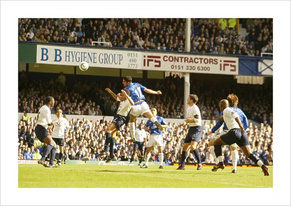 Everton vs. Tottenham, 02-09-04: Tim Cahill's Lone Goal in the 04-05 Barclays Premiership Season at Goodison Park (Everton 1-Tottenham 0)
