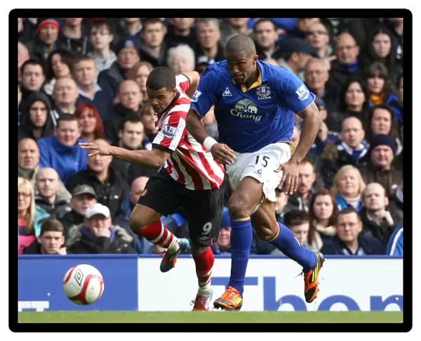 Distin Outmuscles Campbell: Everton's FA Cup Victory Over Sunderland (Round 6, 2012)