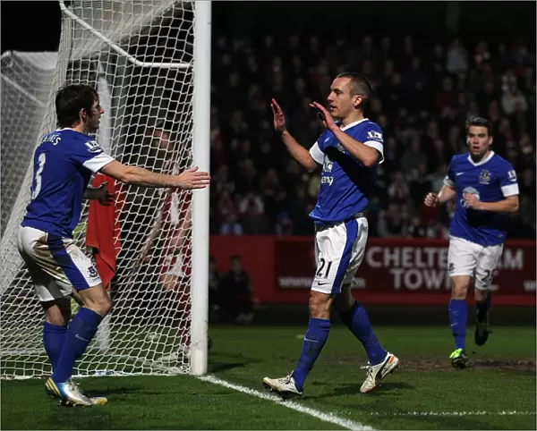 Leon Osman's Hat-Trick: Everton Crushes Cheltenham Town 5-1 in FA Cup Third Round (07-01-2013)