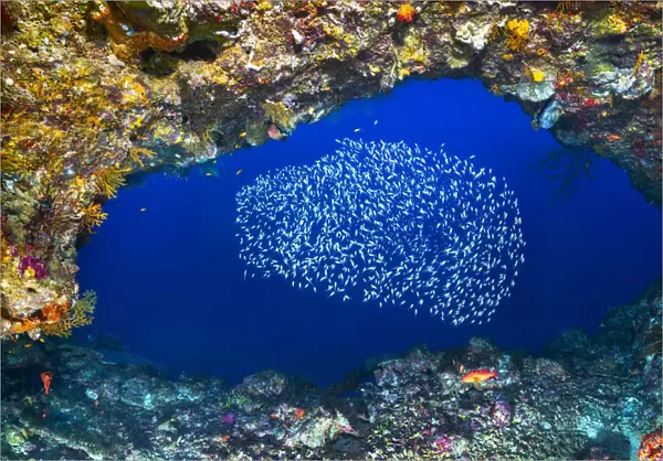 Underwater cave