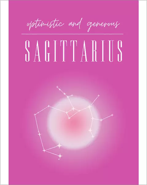 Sagittarius Zodiac Print Art
