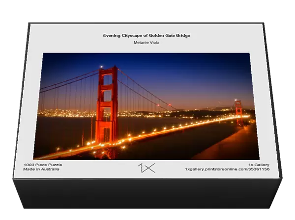 Evening Cityscape of Golden Gate Bridge