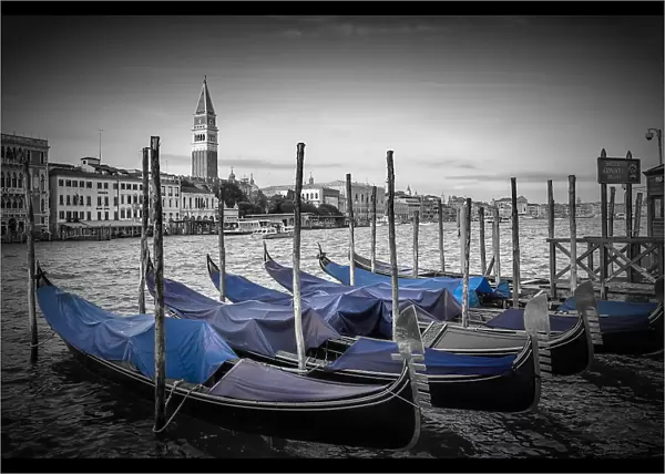 VENICE Grand Canal and St Mark's Campanile