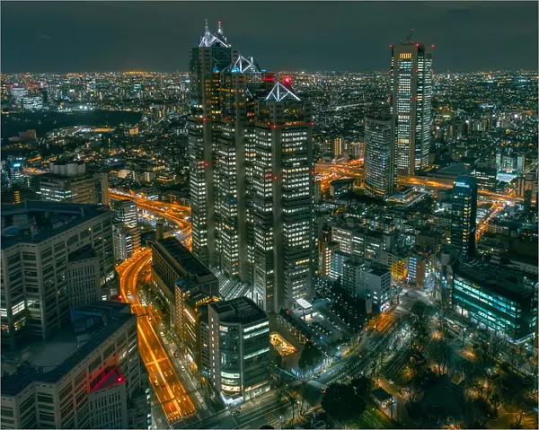 Night view of Greater Tokyo