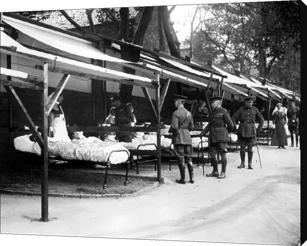 King George V at 3rd Northern General Base Hospital, Broomhall, 1915