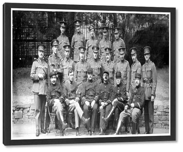 Belgian N. C. O.s who accompanied the Commission at 3rd Northern General Base Hospital, Broomhall, World War I