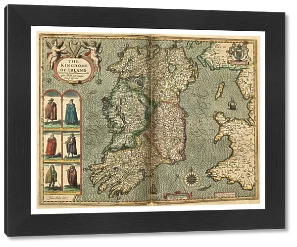 John Speed's map of the Kingdom of Ireland, 1611