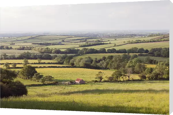 Landscape looking over the Leicestershire and Nottinghamshire border, UK