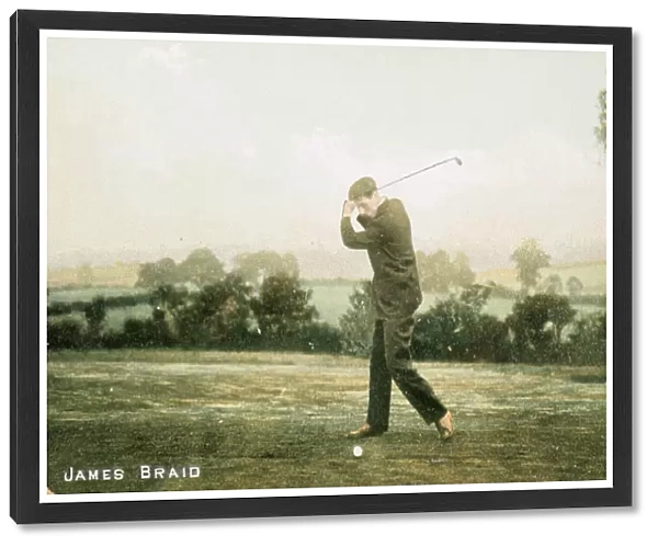 James Braid, Scottish golfer, c1910