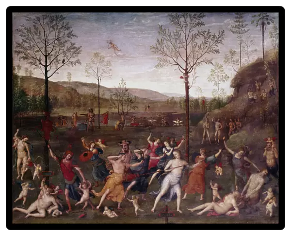The Battle of Love and Chastity, 1504-1523 Artist: Perugino