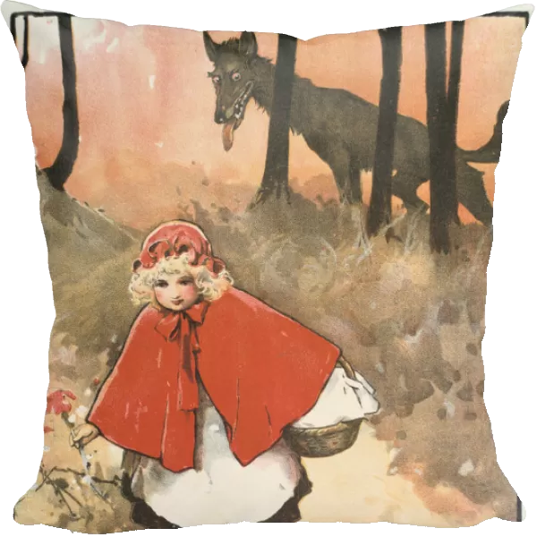 Scene from Little Red Riding Hood, 1900. Artist: Tom Browne