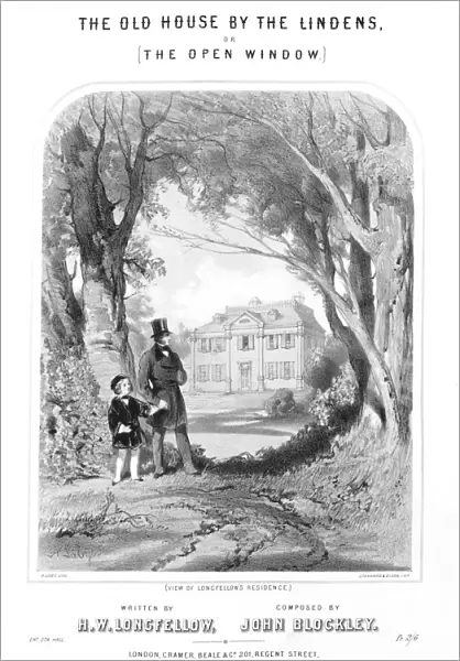 Longfellows house, c1880