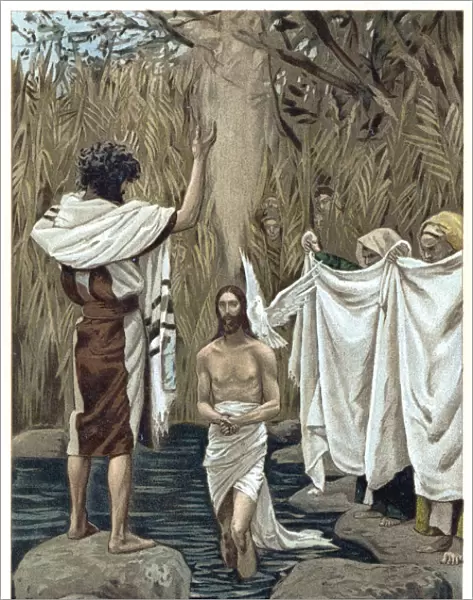 Baptism of Jesus by John the Baptist, c1890. Artist: James Tissot