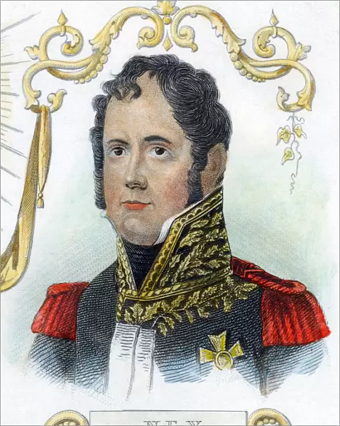 Michel Ney, French soldier, c1830