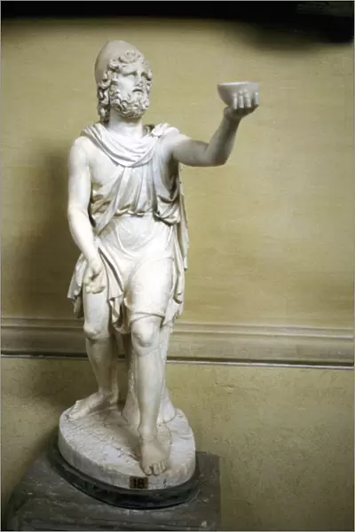 Statue of Odysseus, hero of Homers epic poem The Odyssey