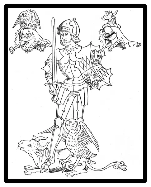 Richard Neville or Nevill, Earl of Warwick, English medieval soldier and statesman, 19th century