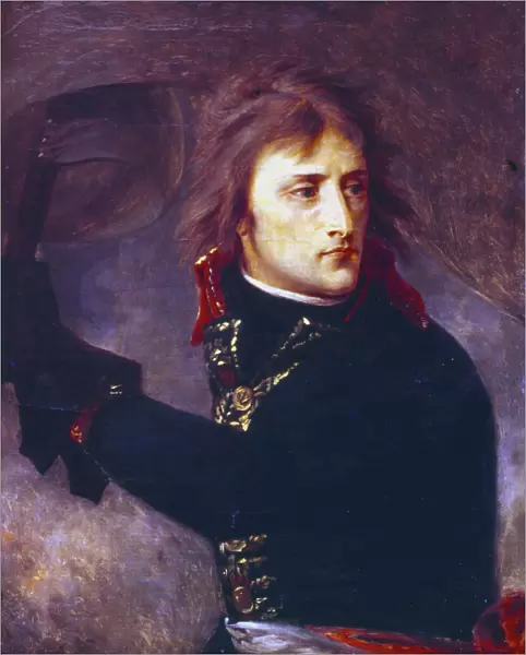 Bonaparte at the Bridge of Arcole, 1796. Artist: Antoine-Jean Gros