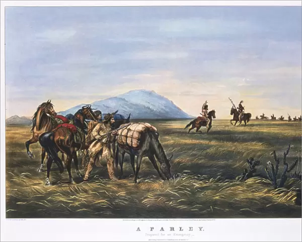 A Parley, 1834-1907. Artist: Currier and Ives