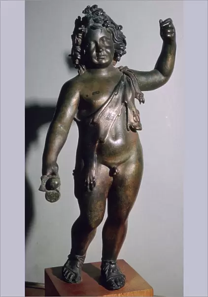 Roman bronze of the infant Bacchus