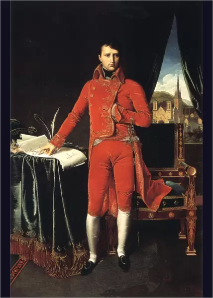 Napoleon Bonaparte as First Consul of France, 1803-1804. Artist: Jean-Auguste-Dominique Ingres