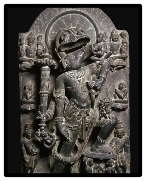 Depiction of Varaha, the boar incarnation of the god Vishnu