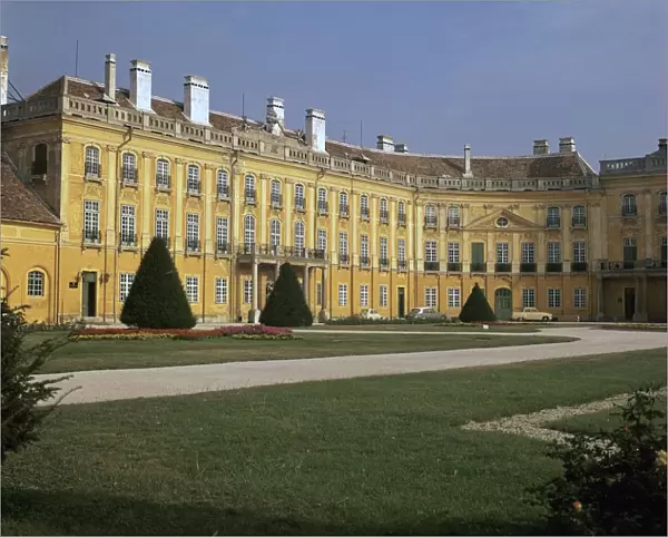 Esterhazy Palace at Fertod. Artist: CM Dixon