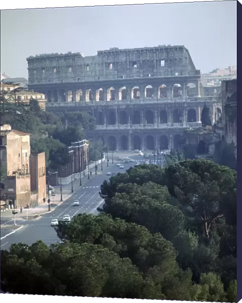 View of the Colosseum from the Victor Emmanuel II monument, 1st century