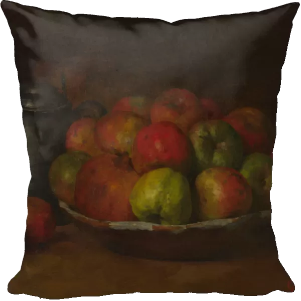 Still Life with Apples and a Pomegranate, 1871-1872. Artist: Courbet, Gustave (1819-1877)