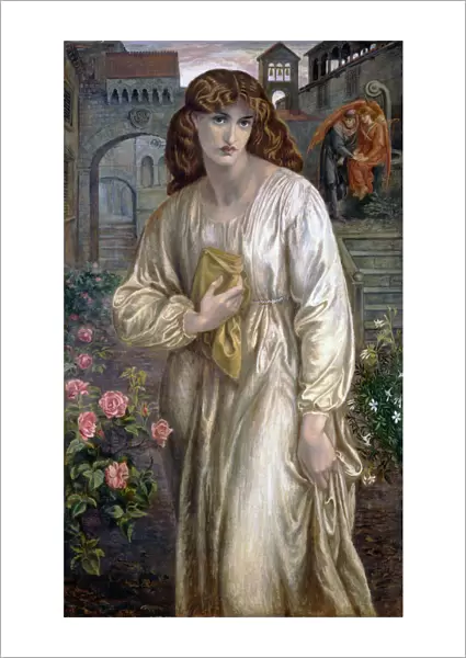 Salutation of Beatrice, 1880-1882. Artist: Rossetti, Dante Gabriel (1828-1882)