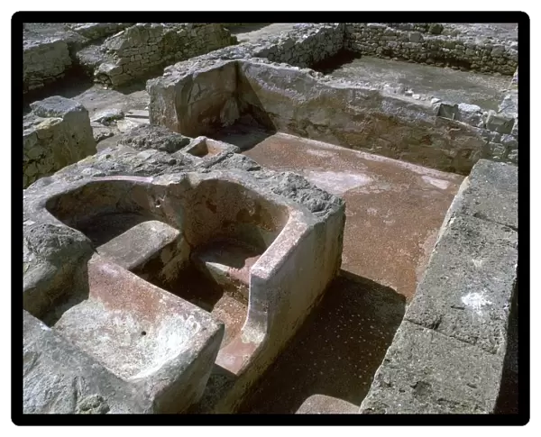 Dye vat in a Punic House, 5th century