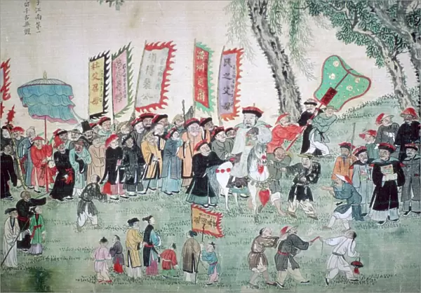 Chinese painting from a series about Chao Hsia
