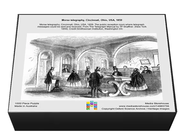 Morse telegraphy, Cincinnati, Ohio, USA, 1859