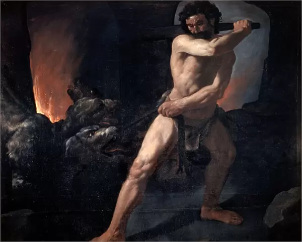 Hercules and Cerberus, c1634. Artist: Francisco de Zurbaran