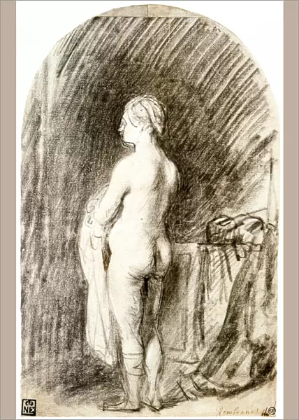 Female Nude, 17th century. Artist: Rembrandt Harmensz van Rijn