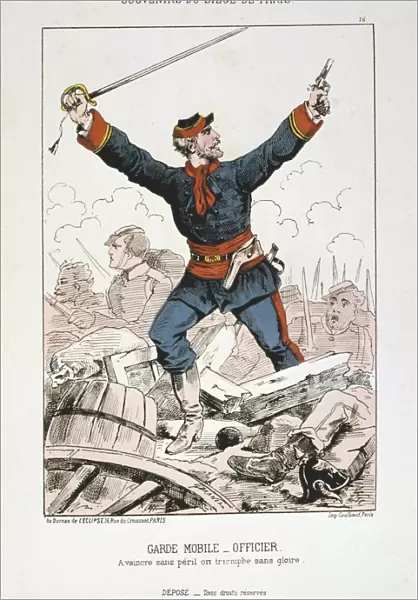 Garde Mobile - Officier, Siege of Paris, 1870-1871