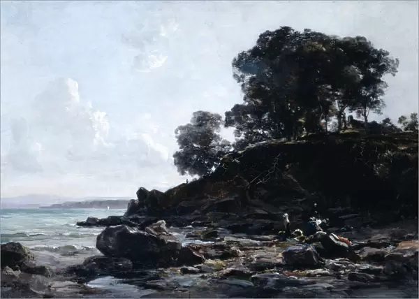 Laundrette at Low Tide, 1891. Artist: Emmanuel Lansyer