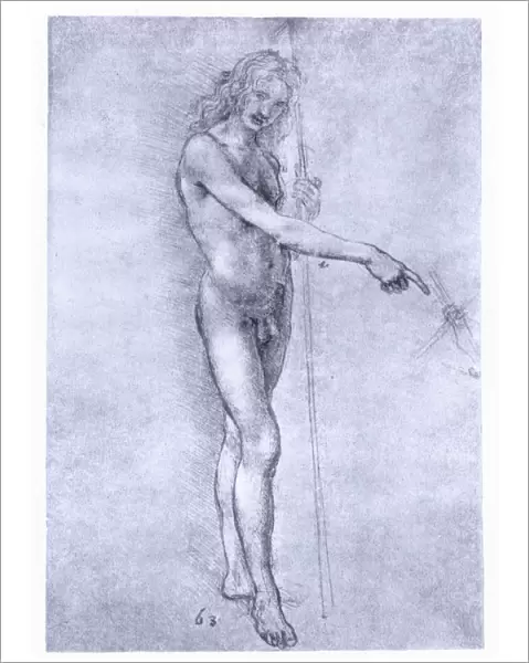 St John the Baptist, c1478. Artist: Leonardo da Vinci