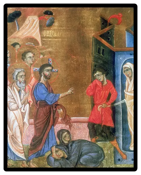 The Raising of Lazarus, c1268. Artist: T oros Roslin