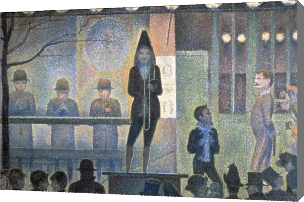Circus Sideshow, 1887-1888. Artist: Georges-Pierre Seurat