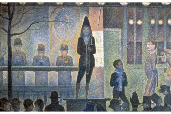 Circus Sideshow, 1887-1888. Artist: Georges-Pierre Seurat