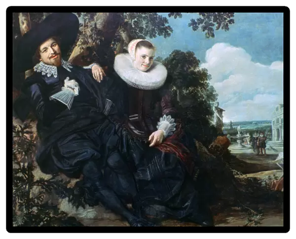 Married Couple in a Garden, c1622. Artist: Frans Hals