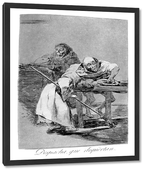 Be quick, they are waking up, 1799. Artist: Francisco Goya