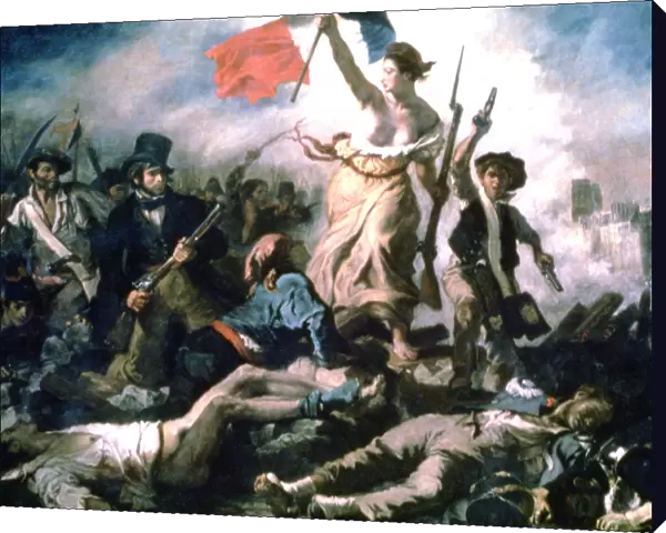 Liberty Leading the People, 1830. Artist: Eugene Delacroix