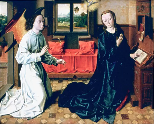 The Annunciation, 1465-1470. Artist: Dieric Bouts