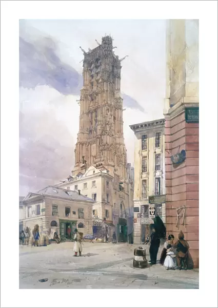 St Jacques Tower, 1834. Artist: Thomas Shotter Boys